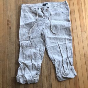 New linen Capri pants